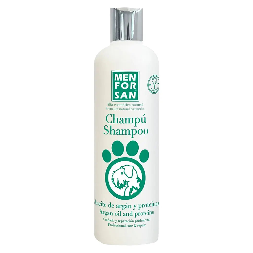 Champú Menforsan Aceite de Argán para Perros 300 ml - Piel Sensible